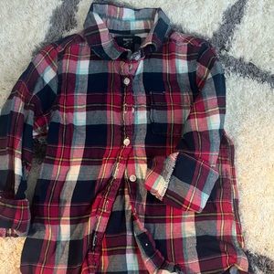 GapKids Flannel Shirt girls Size 6 US Small
